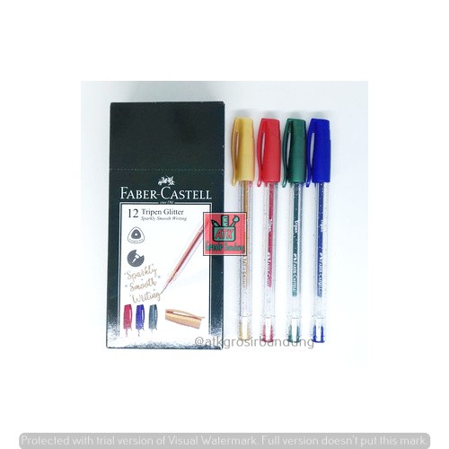 

Pulpen Faber Castell Tripen Glitter eceran