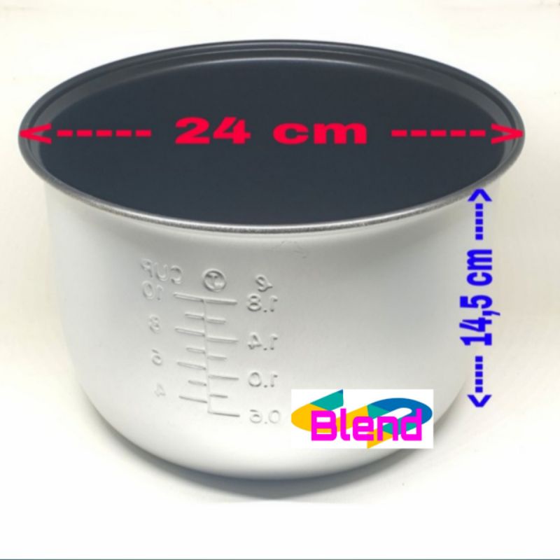 Panci Teflon 1,8 Tinggi Model Miyako Rice Cooker/Majicom 1,8 Liter