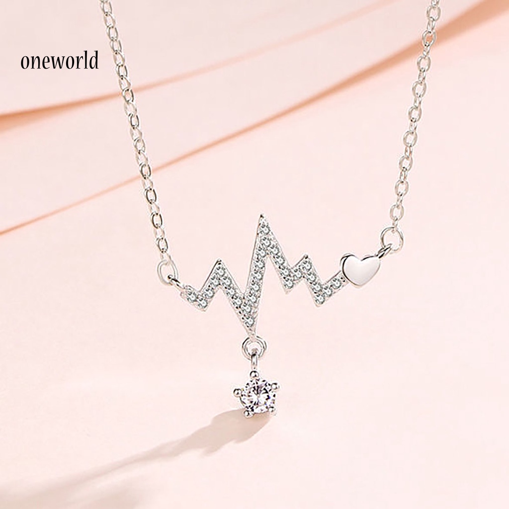 |Onwo Dress Mini Lengan Pendek Untuk Wanita| Kalung Wanita Dengan Liontin Bentuk Hati Bahan Alloy Untuk Pesta