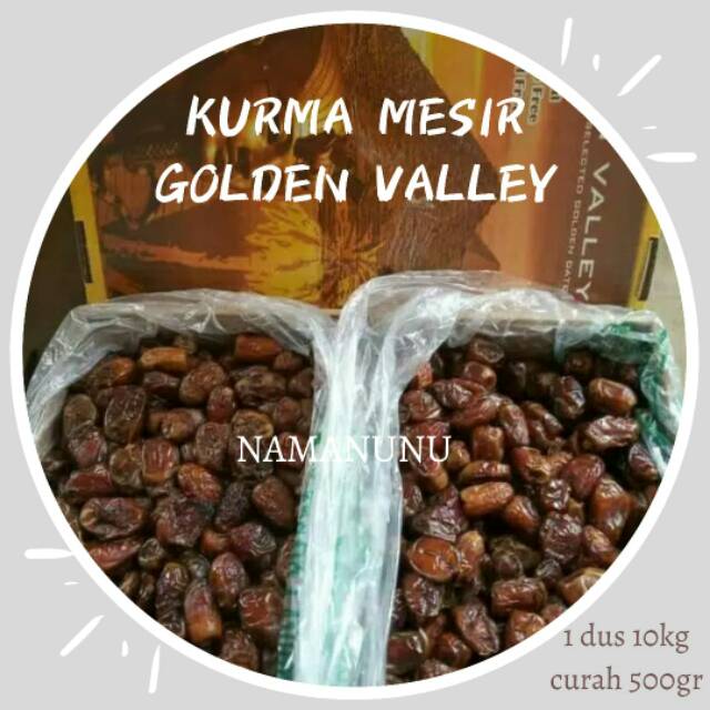 

500gr Kurma Golden Valley Mesir Manis Legit Cemilan Buka Puasa Ramadhan