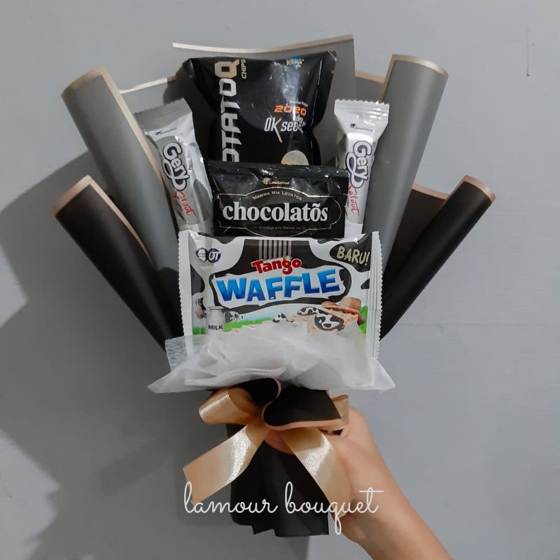 

Bouquet Mini| Bouquet Snack| Hadiah Ultah| Kado Wisuda