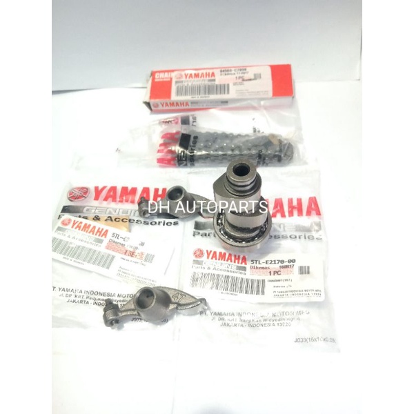 PAKET NOKEN AS PELATUK KLEP RANTAI KETENG YAMAHA MIO SPORTY SMILE 5TL ORI YGP