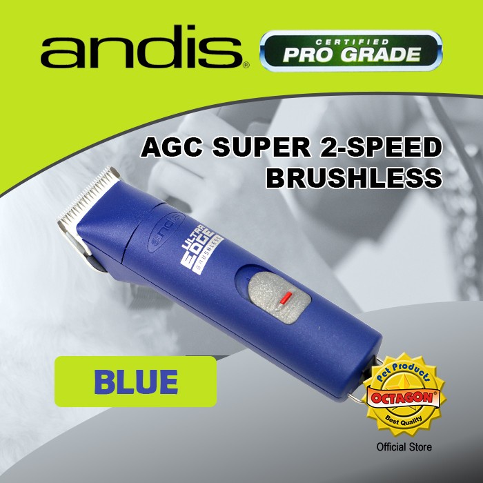 ANDIS AGC Alat Cukur Super Brushless Clipper Blue - Andis Biru
