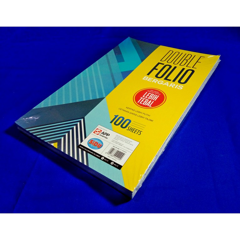 

Sinar Dunia RF 008 Kertas Bergaris D/F Lipat 100 Lbr ( IRRA STORE )