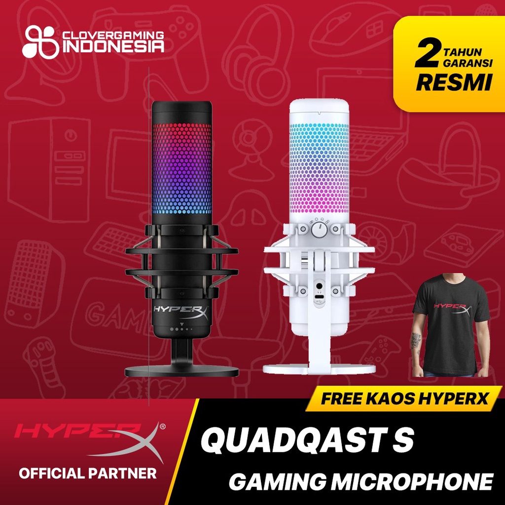 HyperX Quadcast S RGB - USB Condenser Gaming Microphone