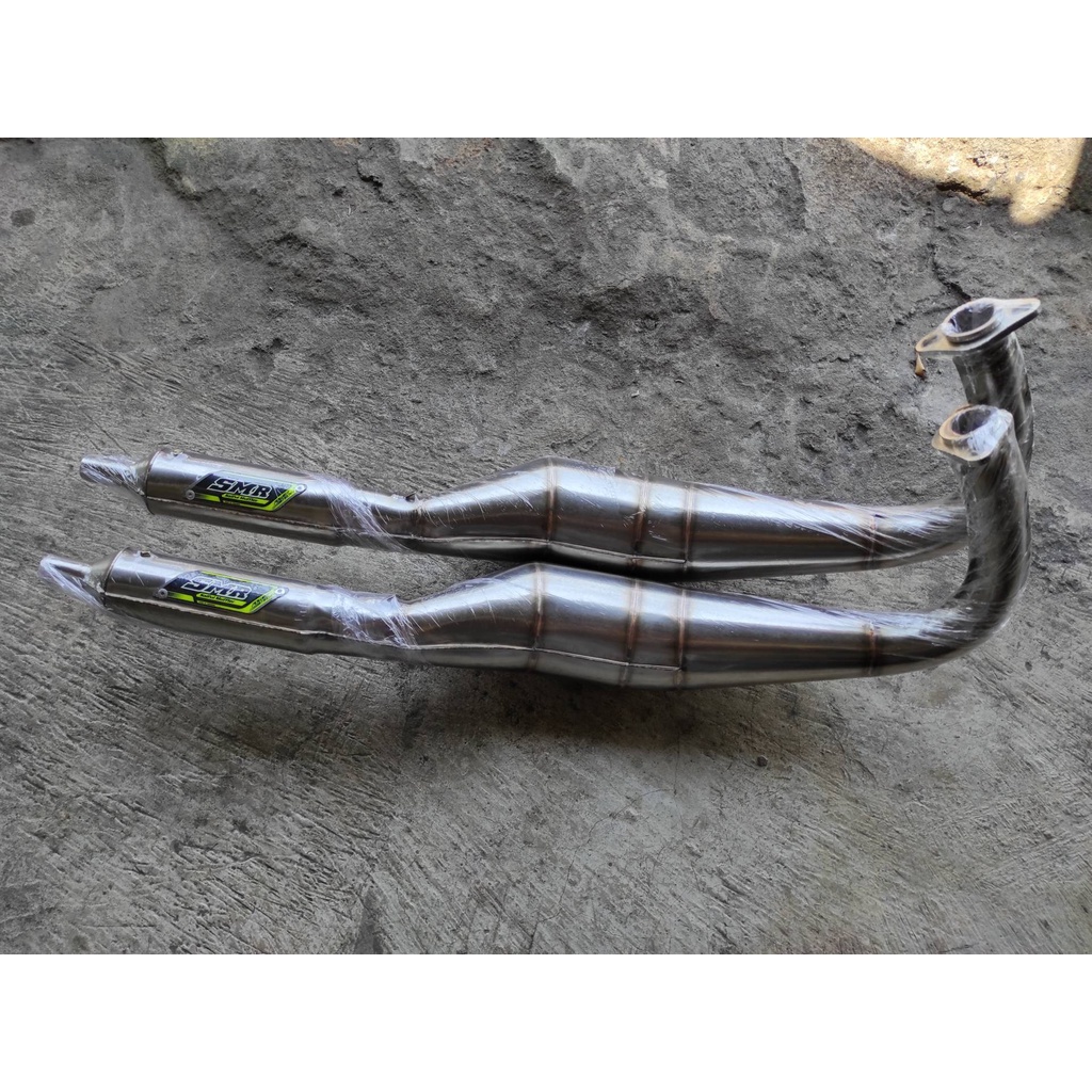 Knalpot RX King SMR 3V3 Full Garapan Stenlis Leher Plipit
