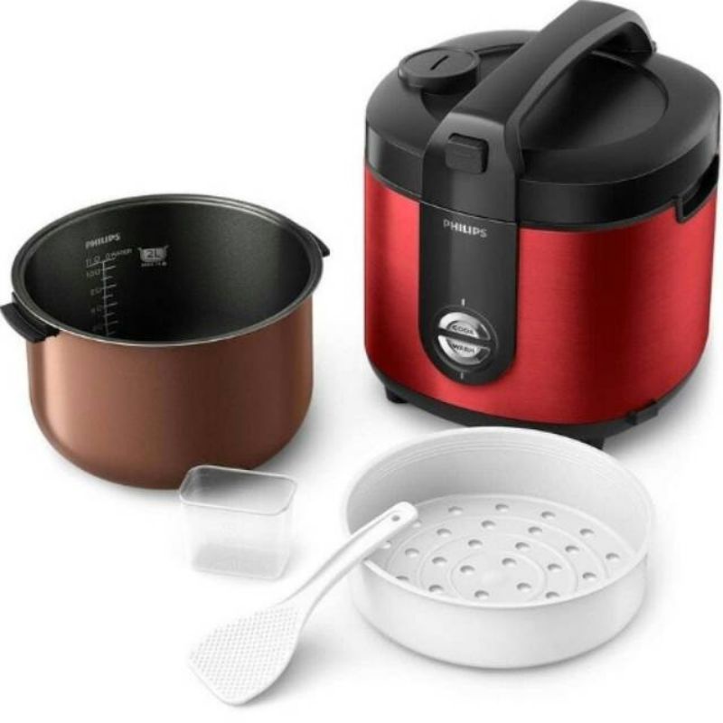 Philips Rice Cooker HD 3132 / 32 Red / Magicom Philips