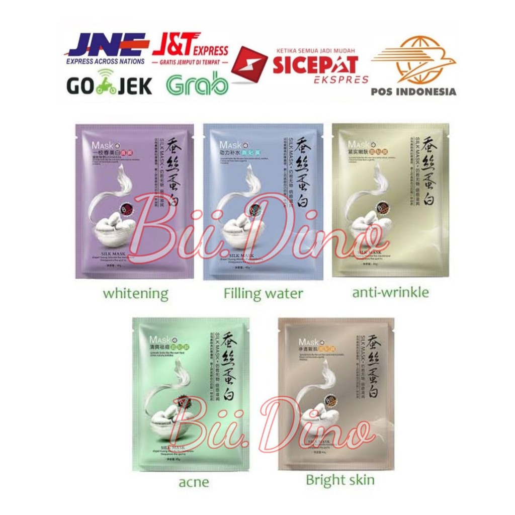 Masker One Spring Silk Sheet Mask Masker Sutra