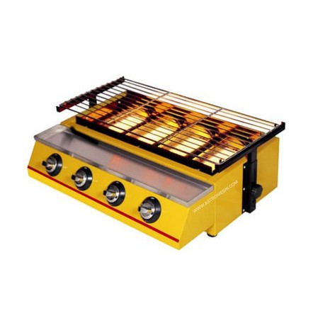 Kompor panggangan sosis/bakso bakar 4 tungku