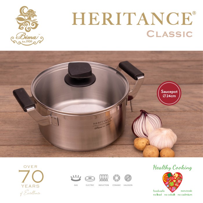 Bima Heritance Classic Saucepot 24cm