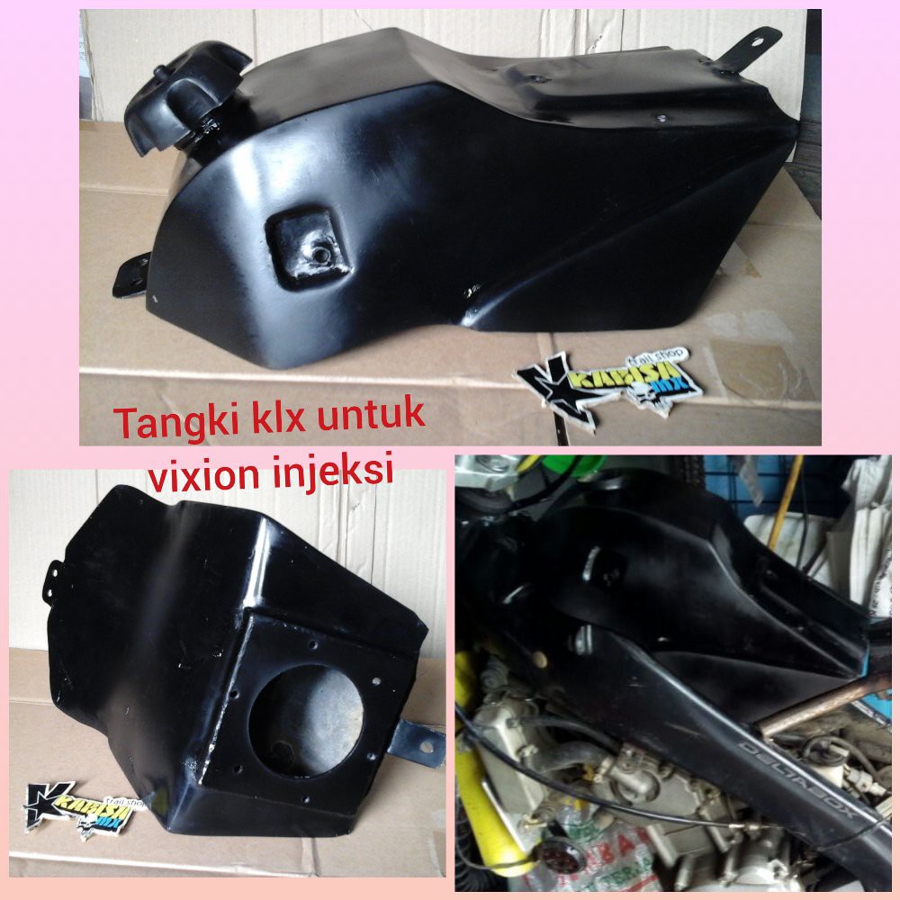 tangki trail vixion injeksi model klx bahan besi pnp vixion