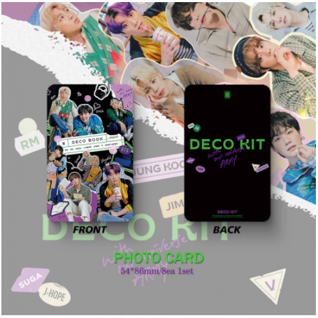 8pcs / Set Kartu Lomo Foto Kpop BTS Album