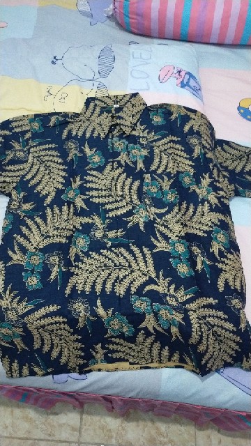 Kemeja Batik Pria Lengan Pendek Baju Batik Pria Batik Kantor Seragam Kerja Ukuran Reguler M.l.xl