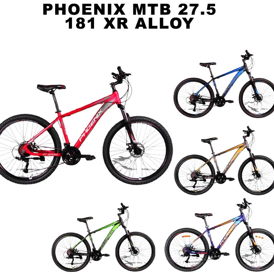 ❤Bazar❤ SEPEDA GUNUNG MTB 27.5 INCH PHOENIX 181 XR ALLOY