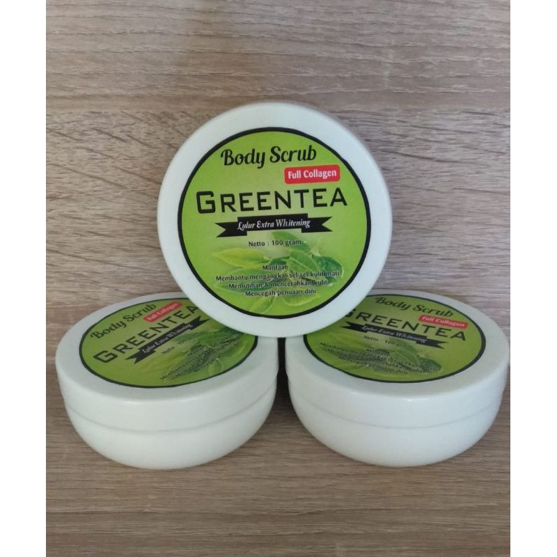 BODY SCRUB GREENTEA / Body Scrub Full Collagen