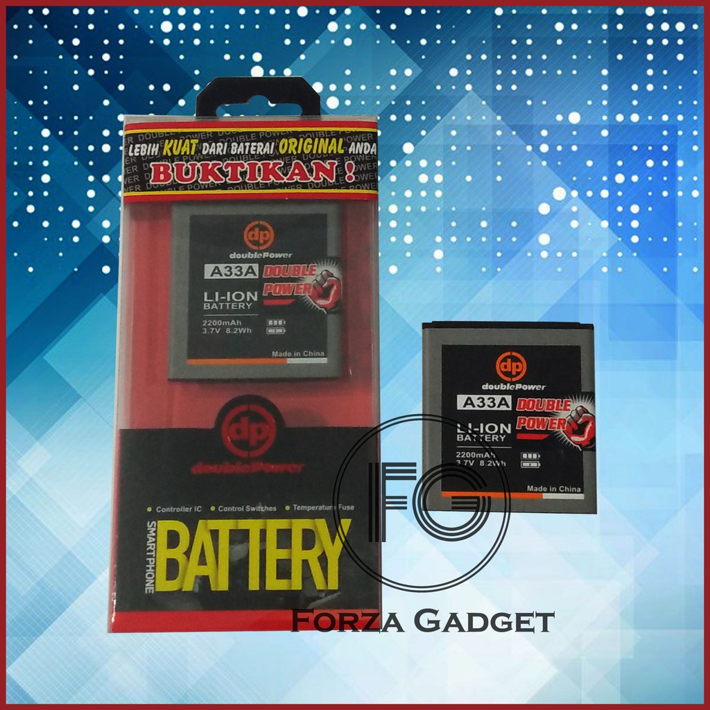 BATTERY DOUBLE POWER EVERCOSS A33A 2200MAH