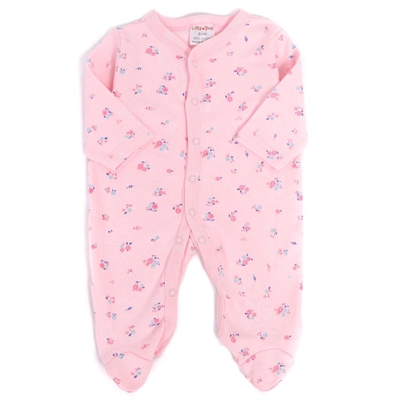 BABY K2 - Sleepsuit baby isi 3 pcs motif flora