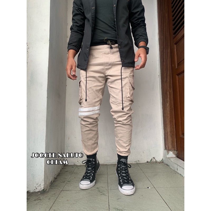 Celana Jogger Cargo Pria Pinggang Elastis Katun Original Strech Mulur Outdoor Hiking Celana Gunung Murah