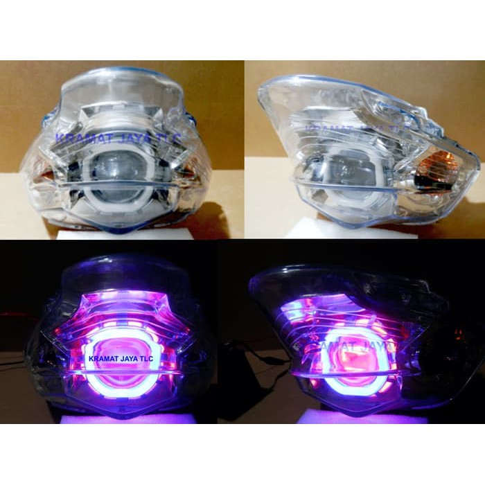 LAMPU REM YAMAHA MIO SOUL OLD MENGGUNAKAN PROJIE LED
