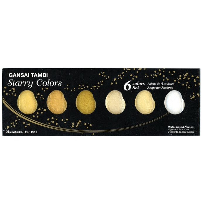

Murah Kuretake Gansai Tambi 6 Color Set-Starry Colors Trendi