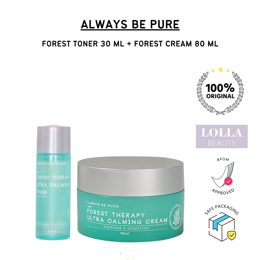 ALWAYS BE PURE - Forest Therapy Ultra Calming Duo ( Toner 30 ml + Cream 80 ml )