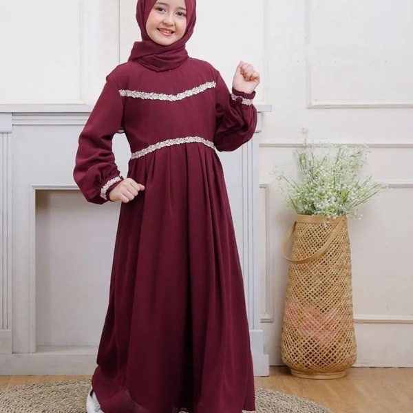 Gamis Modern Gamis Anak Perempuan Gamis Anak Terbaru Gamis Remaja Gamis Anak Tanggung Gamis Anak Terbaru 2022 Gamis Anak Modern FH30