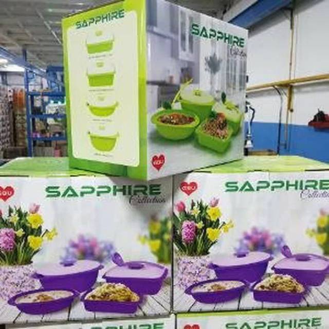 Saphire set emerald asvita prasmanan set