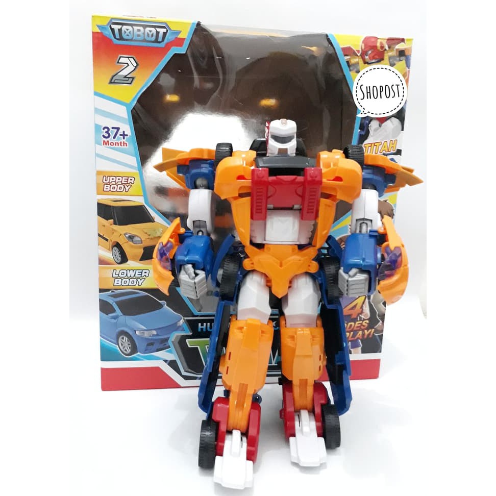 Mainan Tobot TITAN Jumbo Hurricane Spin