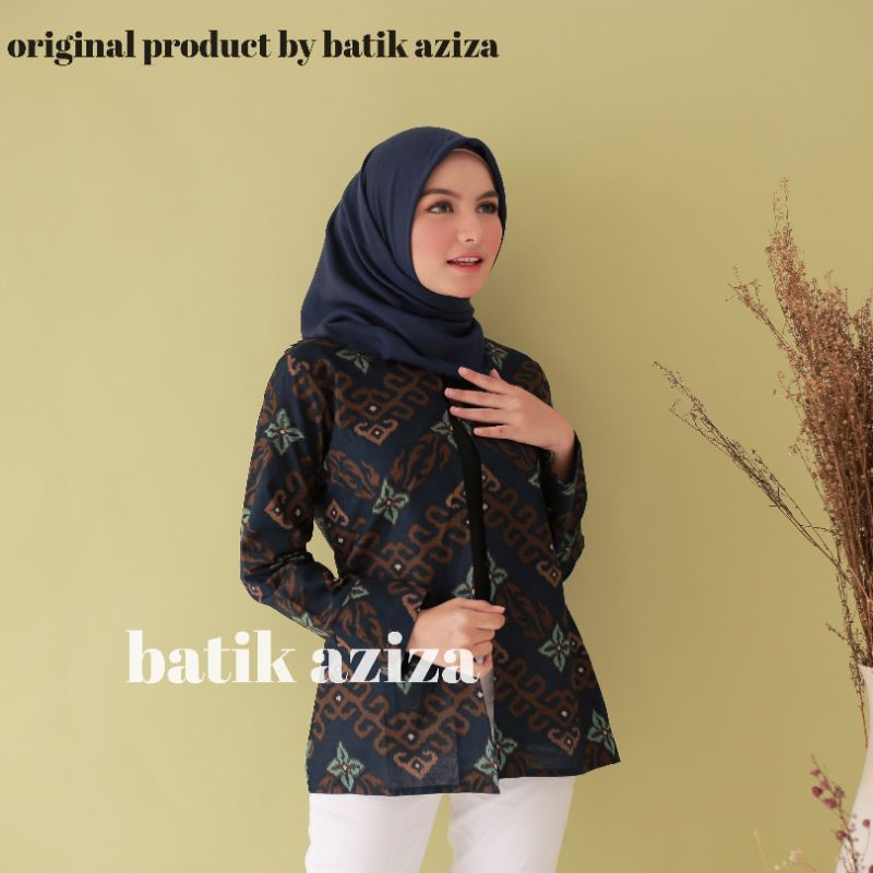 Outer Batik Blazer batik Wanita Lengan Panjang