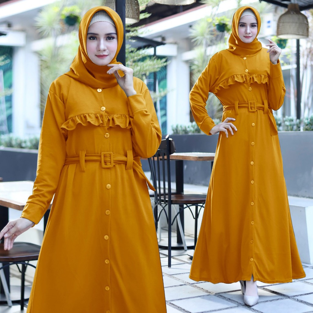 B04 MAXI LAYORA Bahan voxy premium melar banget fit to XXL LD110cm P138cm