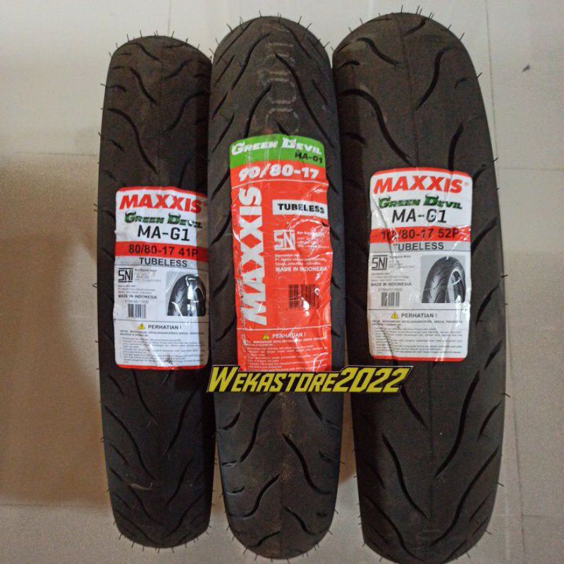 ban luar maxxis 80/80 90/80 100/80 ring 17 tubeless