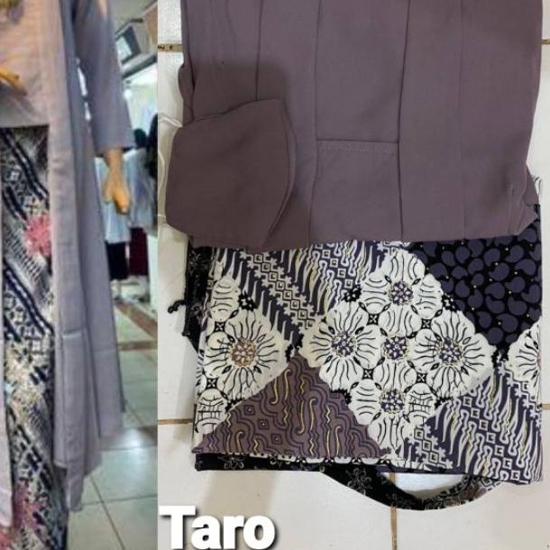Setelan Kebaya Kutu Baru Long Tunik Modern / Kebaya Kutu Baru Modern / Kebaya Modern / Atasan Kebaya