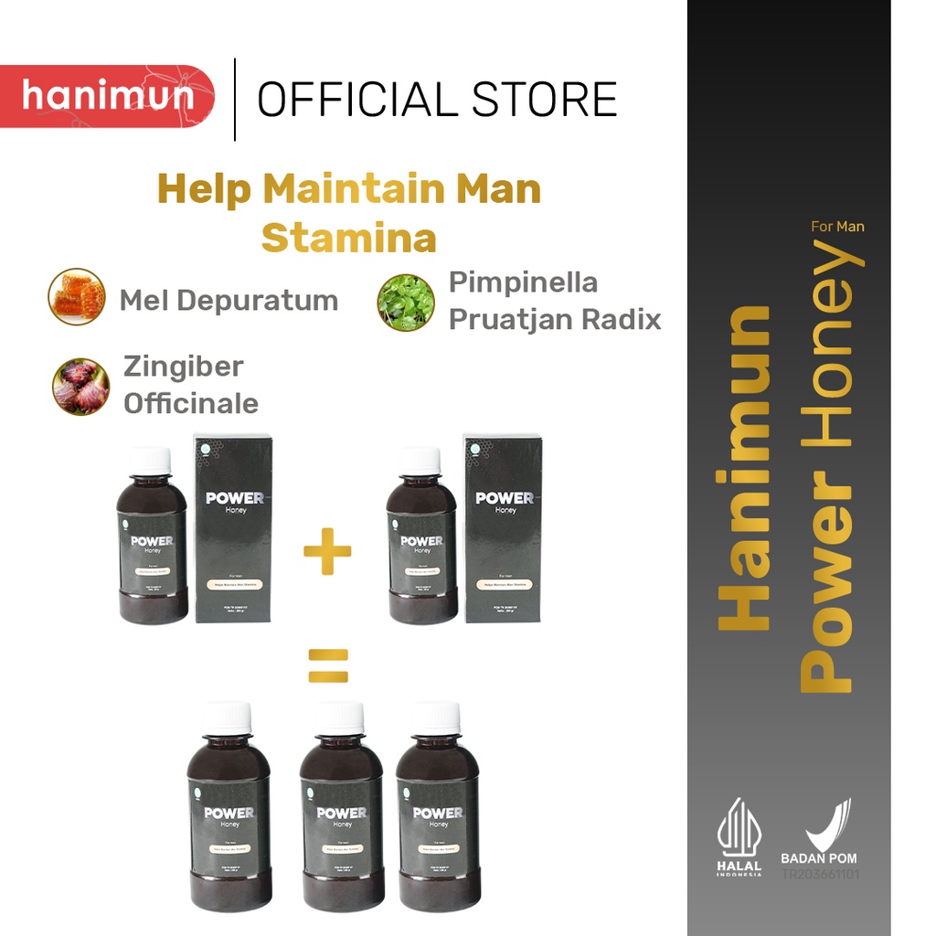 

Hanimun Power Honey Beli 2 DAPAT 3