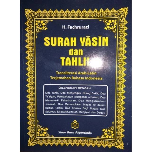 Buku Yasin Dan Tahlil Shopee Indonesia