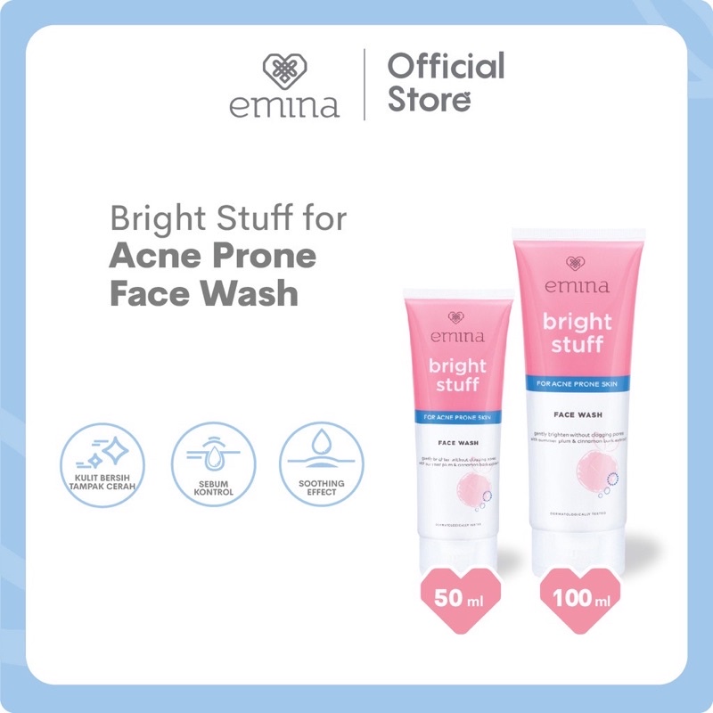 EMINA FACE WASH FOR ACNE PRONE SKIN BRIGHT STUFF