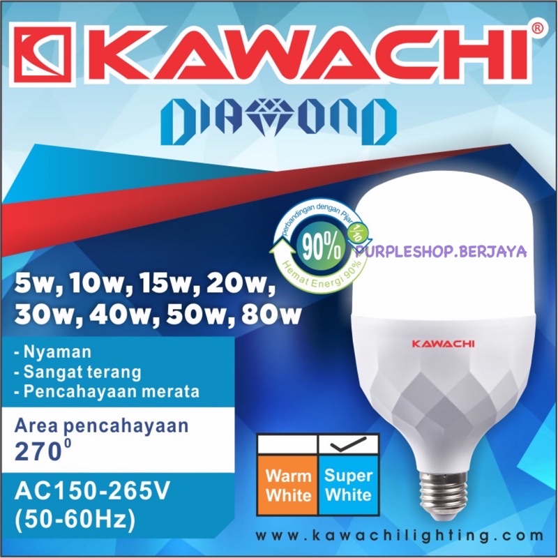 Kawachi Led Diamond 80Watt Lampu Led