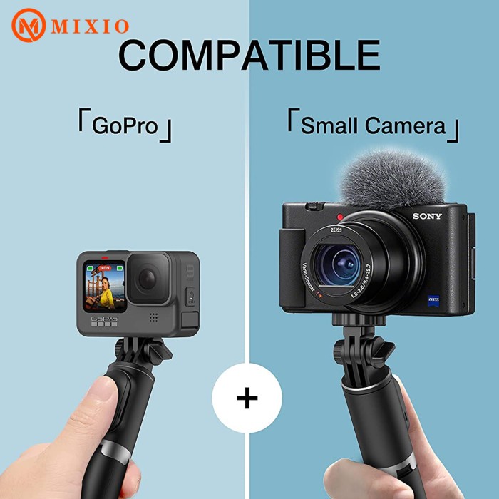 MIXIO - Q07 Selfie Stick Tripod Phone Stand (LED Fill Light / NON-LED)