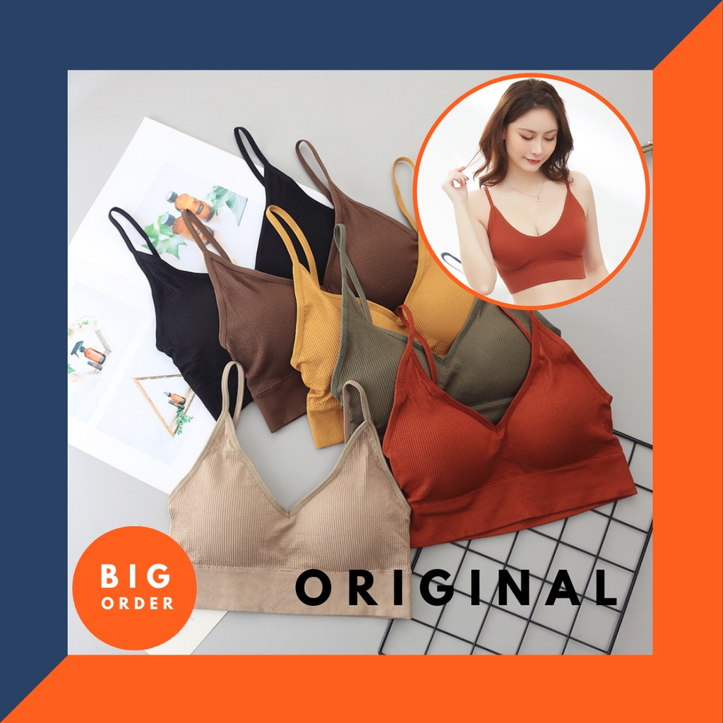 BRALLETE CEWEK UNDERWEAR WANITA SUPER LEMBUT DAN NYAMAN BH PREMIUM KOREA BH32 - BOS