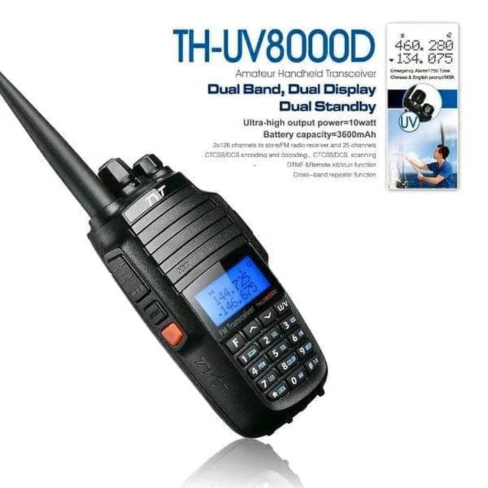 HT TYT TH-UV8000D 10 WATT DUAL BAND