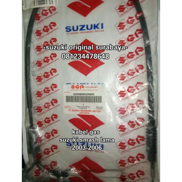 KABEL GAS SUZUKI SMASH 110 ORIGINAL SGP