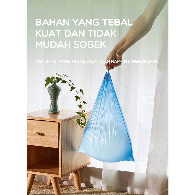 Samono Kantong Plastik Sampah Anti Bocor Plastik Tempat Sampah Tebal Kuat dan Elastis SGB002 - Acc Plus