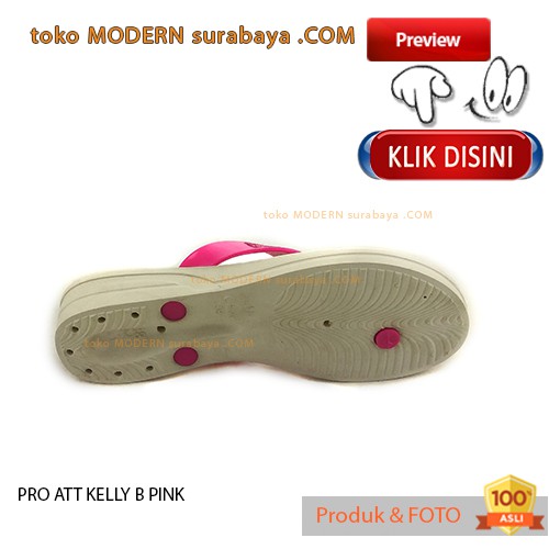 PRO ATT KELLY B PINK sendal wanita jepit karet casual flip flop