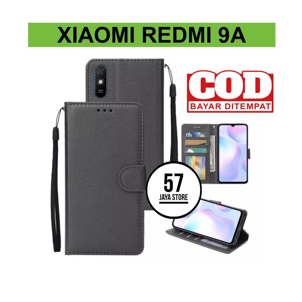 Flip Case Xiaomi redmi 9A Flip Dompet Casing HP Wallet Leather cover