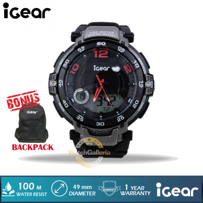 Jam Tangan Pria Igear i45-19488 Original Murah