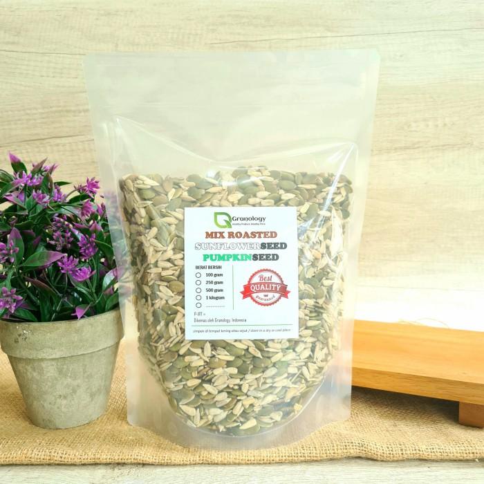 

Roasted Mix Sunflower Seed dan Pumpkin Seed (1 kilogram) by Granology