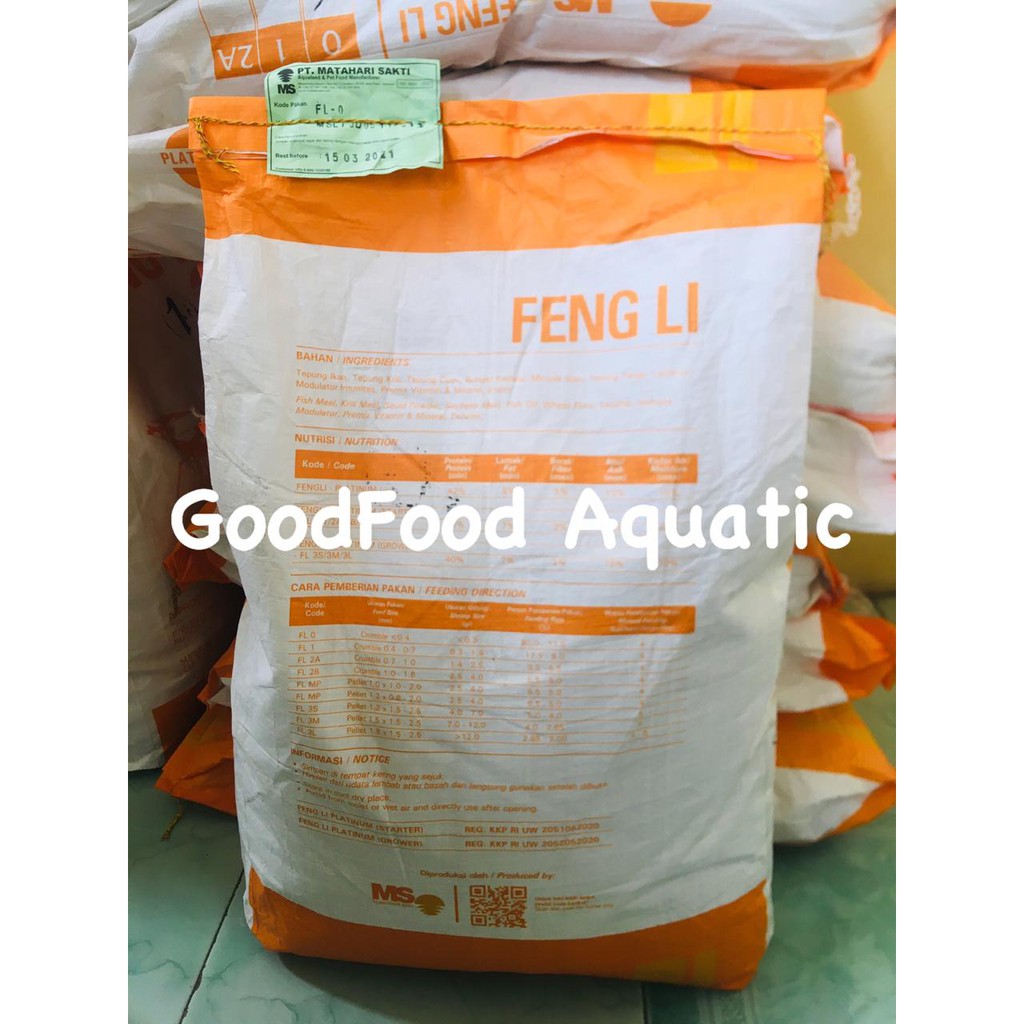 Fengli 0 Pakan burayak 10 Kg