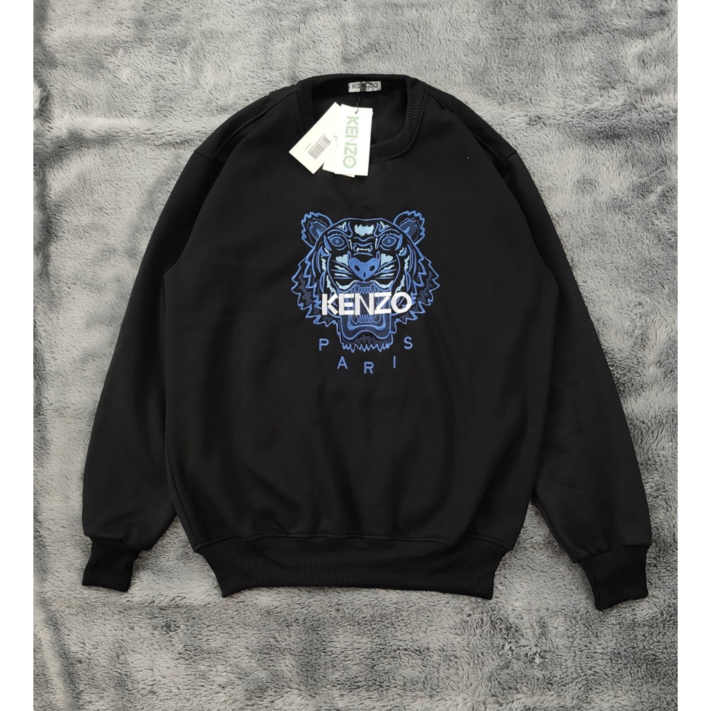 CREWNECK SWEATER KENZO PARIS TIGER PREMIUM SKATE DISTRO FULL BORDIR ORIGINAL MIRROR