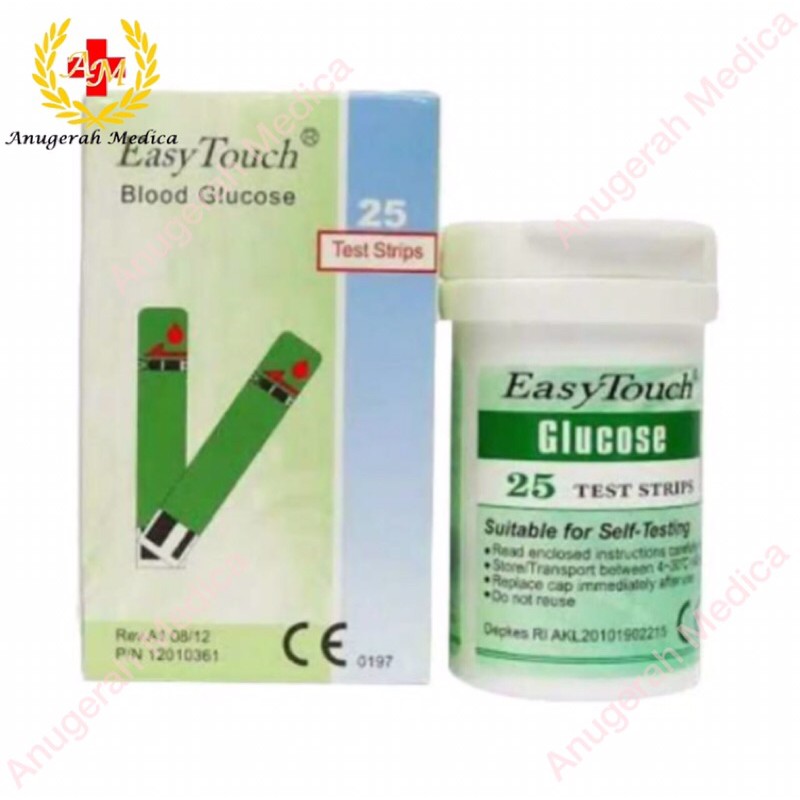 Strip Easy Touch alat tes Gula Darah Blood Glucose