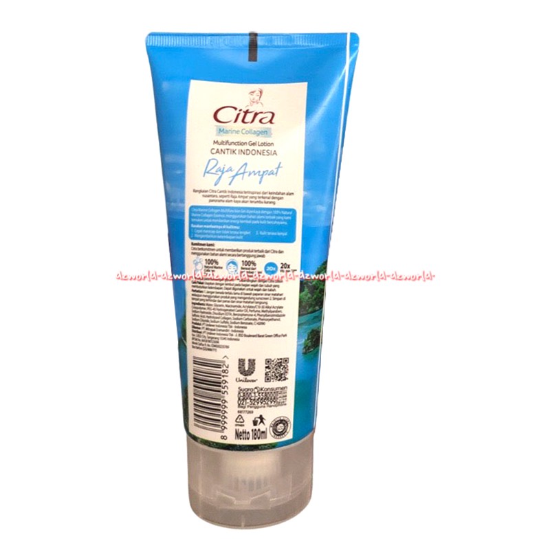 Citra Cocoa Light Body Lotion Bali 180ml Marine Collagen Raja Ampat Untuk Light Gel Body Lotion Krim Untuk Kulit Lembut Glowing Citra Cantik Indonesia