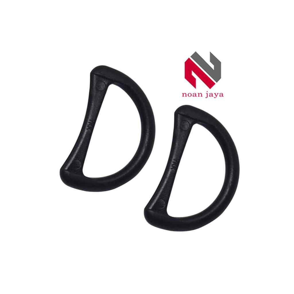 

RING D TAS PLASTIK BUCKLE YKK UKURAN 3.8 CM LD 38 R
